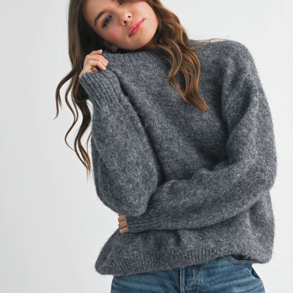 London Luxe Fuzzy Sweater
